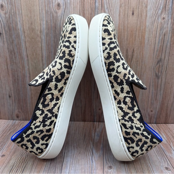 Rothy’s The Sneaker Slip On Desert Cat Leopard Cheetah Women's Size 8 - Picture 6 of 8
